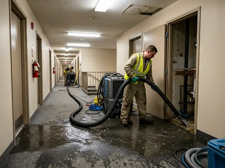 multi-unit-apartment-hallway-f-005 — frequently asked questions, Emergency Burst Pipe Water Extraction & Removal in Doolittl…